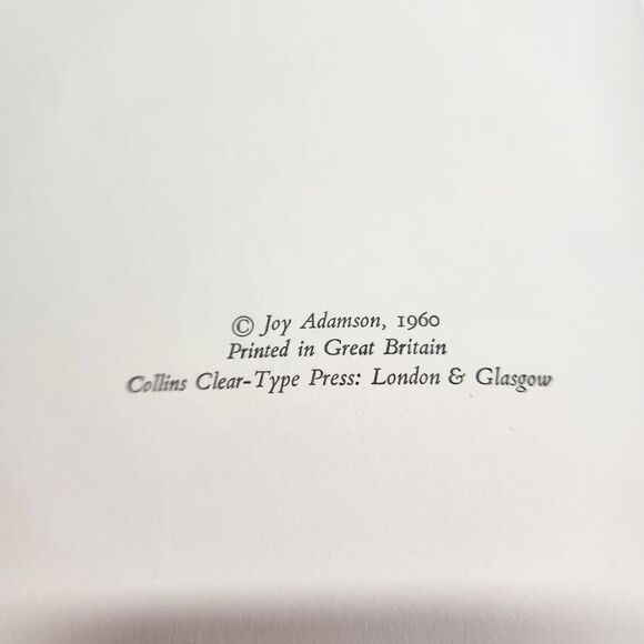 Born Free hardback with dust jacket - Picture 6 of 8